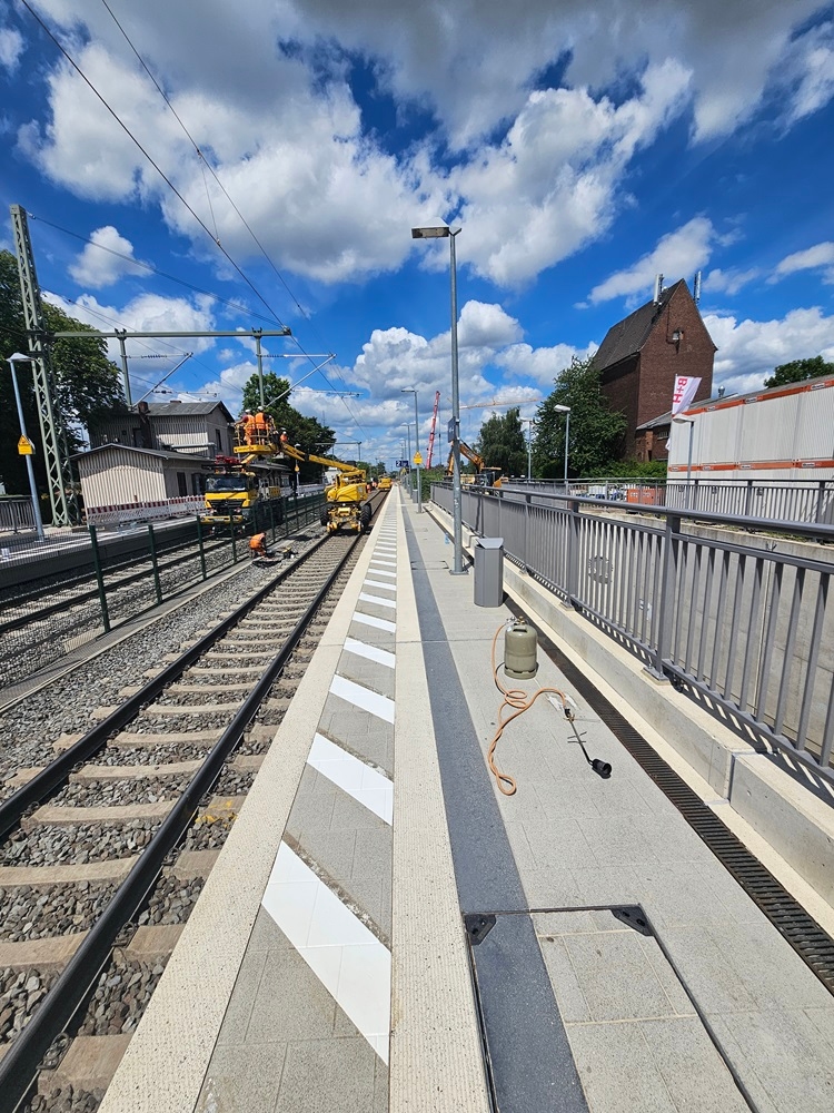 Bahnsteigmarkierung